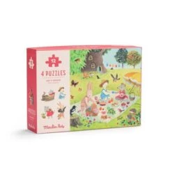 Moulin Roty Mini-Puzzles La Grande Famille 4 Puzzle -Moulin Roty 632440 4 d