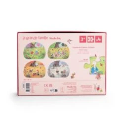 Moulin Roty Mini-Puzzles La Grande Famille 4 Puzzle -Moulin Roty 632440 5 d