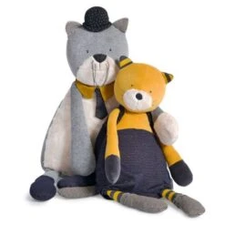 Moulin Roty Plüschtier Kater Lulu Groß -Moulin Roty 666023 666024 2 d