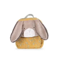 Moulin Roty Rucksack „Kaninchen“ (ocker) Aus Der „Trois Petits Lapins“-Kollektion