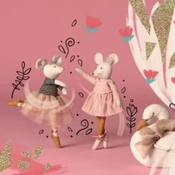 Moulin Roty Spielpuppe Maus Anna -Moulin Roty lapetiteecolededanse bd d 1