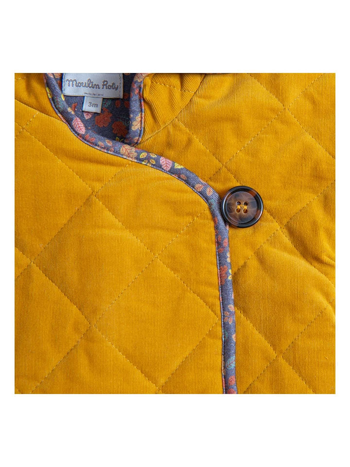 Moulin Roty Übergangsjacke "Elliette" In Senf 5 Moulin Roty Übergangsjacke "Elliette" In Senf – Bild 3