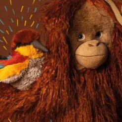 Moulin Roty Plüschtier Großer Orang-Utan -Moulin Roty toutautourdumonde 2 bd d