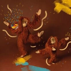 Moulin Roty Plüschtier Kleiner Orang-Utan 10 Moulin Roty Plüschtier Kleiner Orang-Utan -Moulin Roty toutautourdumonde bd d 1